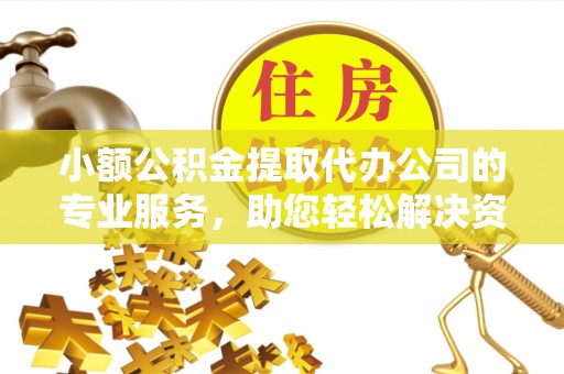 船山小额公积金提取代办公司的专业服务，助您轻松解决资金难题