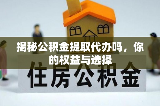 船山揭秘公积金提取代办吗，你的权益与选择